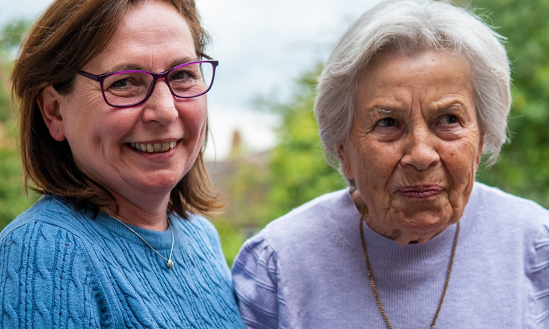 image of a daughter and her mother