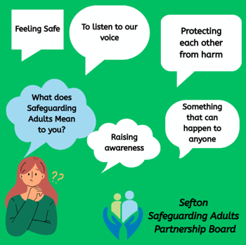 Image describing what does adult safeguarding mean to you