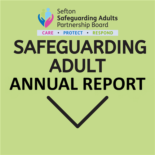 Safeguarding Adult's Annual Report text graphic